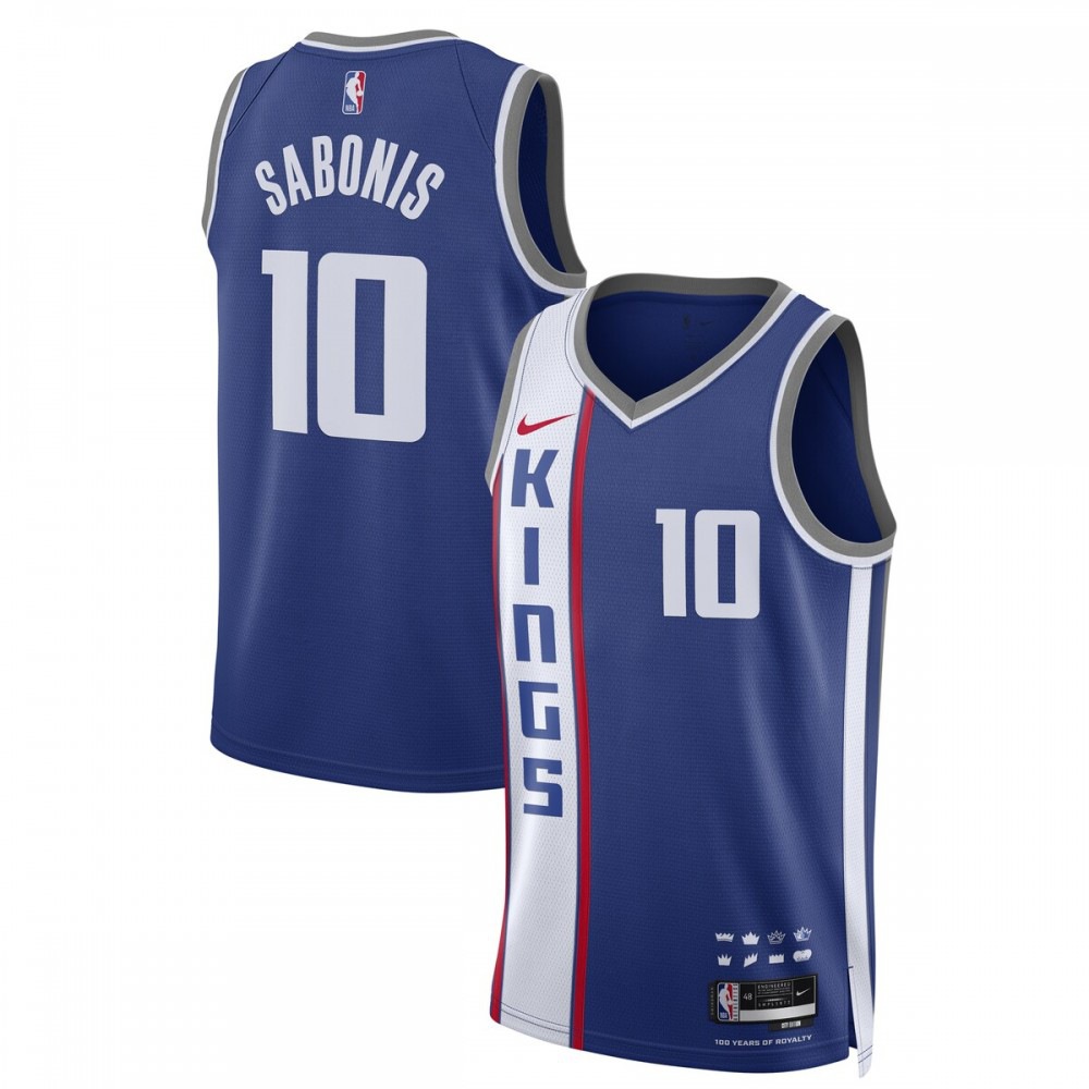 Domantas Sabonis Sacramento Kings Unisex 2023/24 Swingman Jersey - Blue - City Edition-Pro Kit Vault | Brand New 26/27 Sports Jerseys